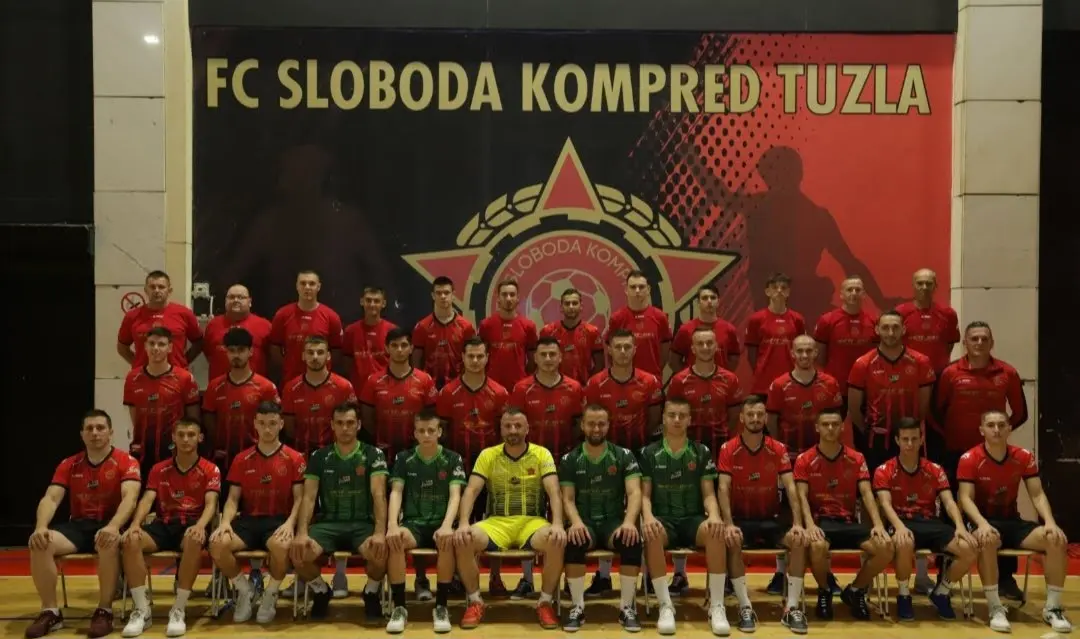 Arhivska fotografija FC Sloboda Kompred