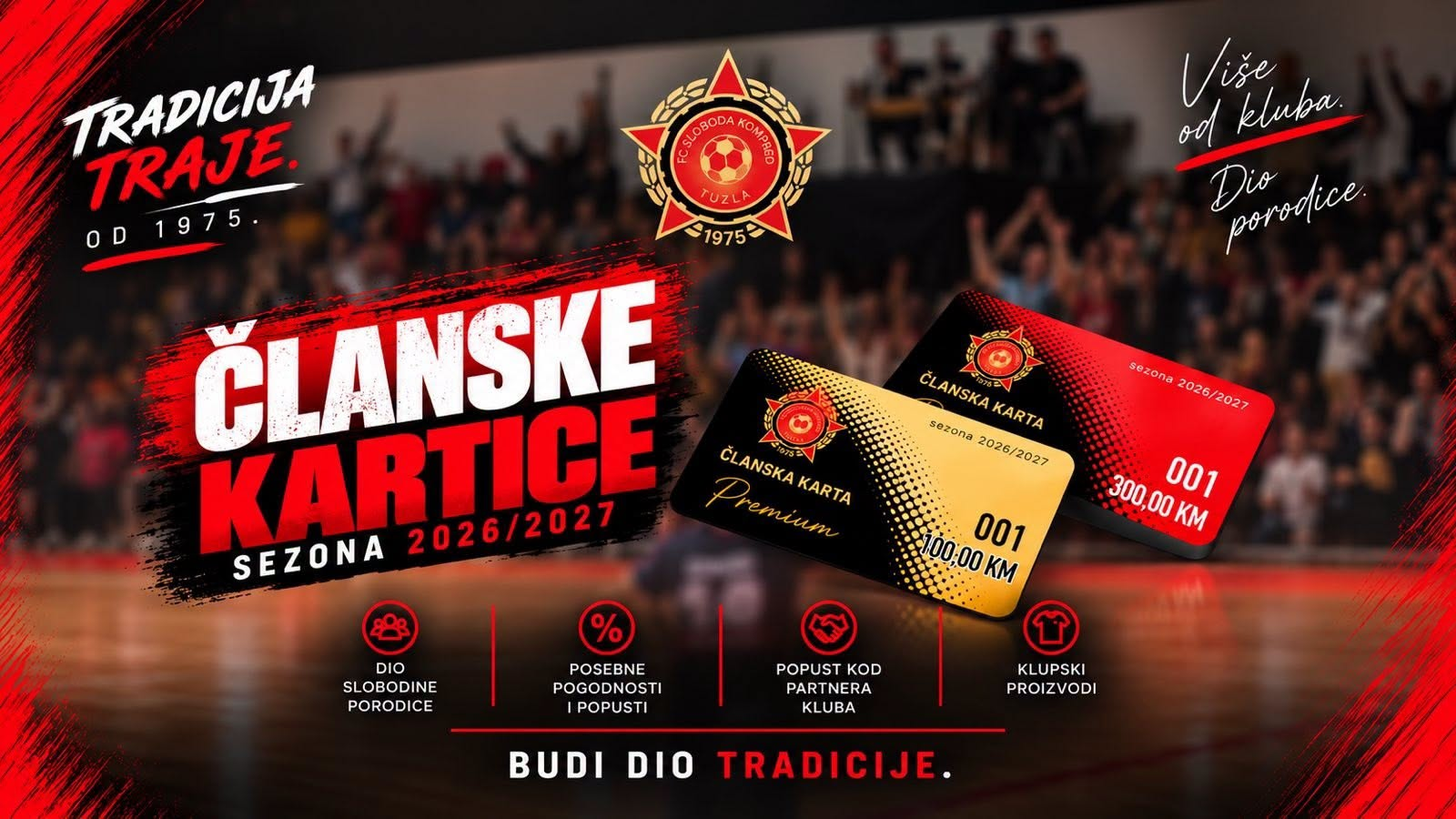 TRADICIJA TRAJE. BUDI DIO NJE.